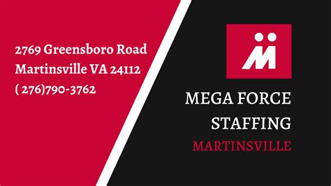 mega force staffing|mega force staffing martinsville va.